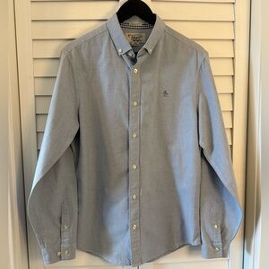 Original Penguin Men's Light Blue Button Down Shirt